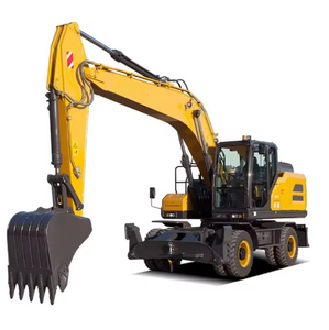 Excavatrice sur roues XE105WG 10 tonnes, pelle hydraulique mobile, vitesse élevée 30 km/h, moteur Yuchai fiable, machine de construction prête à l'emploi - Product Image 5