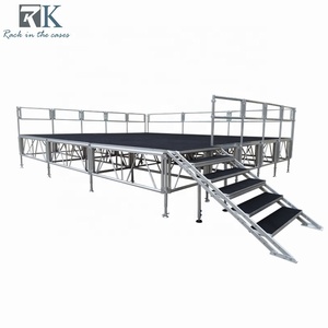 Outdoor Retractable Plywood Square Frame Portable Stage Podium Platform For Large Festival Events - Product Image 6