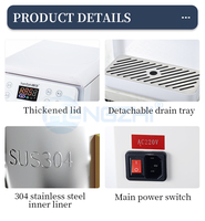 Distributeur de sucre liquide commercial HENGZHI, distributeur automatique de fructose avec contrôle précis des portions pour les bars à jus