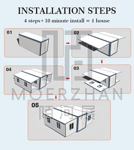 Casa Contenedor Expandible Prefabricada de 40 pies de Instalación Rápida y Alto Retorno de la Inversión, Villa Portátil de 2-3 Dormitorios para Alquiler Vacacional e Inversión - Product Image 6