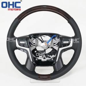 <span class=keywords><strong>Volante</strong></span> de <span class=keywords><strong>Madera</strong></span> para Land Cruiser Prado Alphard Crown LC200 79, Actualización con Acabado de <span class=keywords><strong>Madera</strong></span> - Product Image 2