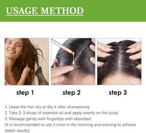 Huile de romarin 100% pure pour les cheveux - Huile capillaire à la romarin avec biotine, babata, jojoba et huile de ricin pour cheveux abîmés, hydrate le cuir chevelu - Product Image 6