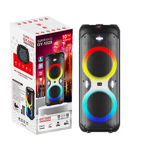 Haut-parleur portable de scène extérieur double 10 pouces à <span class=keywords><strong>prix</strong></span> d'usine, batterie 3600 mAh, 40 W, vente chaude - Product Image 6