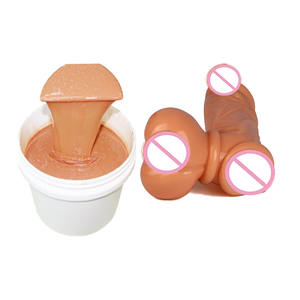 <span class=keywords><strong>100%</strong></span> מזון כיתה רך rtv2 גומי סיליקון דילדו פין ביצוע - Product Image 3