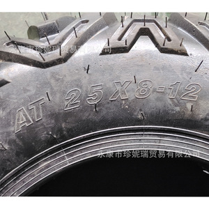 ยางรถเอทีวี Wanda ขนาด 25X8-12 แบบไม่มียางใน ดีไซน์ไบแอส สำหรับซ่อมแซมหรือเปลี่ยน - Product Image 1