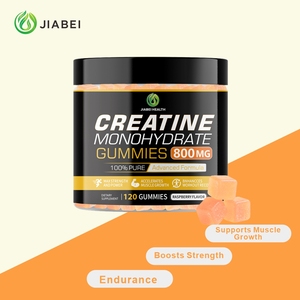 Créatine monohydrate en gummies, compléments en marque privée, soutient la croissance musculaire et l'énergie, adultes, fitness, certifié GMP/HACCP - Product Image 3