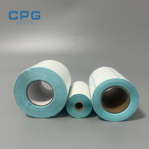 Papier pour imprimante d'étiquettes thermiques industrielles personnalisées 100x150mm, rouleau de papier d'étiquettes thermiques directes, imperméable, pour entrepôt et inventaire - Product Image 1