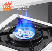Réchaud de table magnétique portable d'extérieur, cuisinière à gaz domestique, réchaud à gaz pour fondue, réchaud de camping pour pique-nique, barbecue
