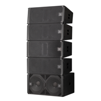 Speaker Dual 12 inci Audio 700W, Speaker Array dua arah tahan air dalam/luar ruangan, sistem suara konser