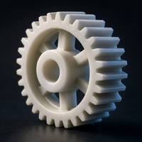 Engranajes Industriales de Nailon Impresos en 3D de Alta Precisión, Servicios de Prototipado de Piezas Mecánicas SLS para Ingeniería