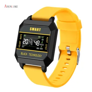 F6 billige Smartwatch Blutdruck Herzfrequenz messer Touchscreen Sport uhr Armband