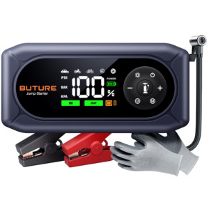 <span class=keywords><strong>BUTURE</strong></span> BC02 5500A Démarreur de voiture Pompe à air 150PSI Batterie externe Démarreur de voiture portable Démarreur de voiture d'urgence - Product Image 1