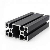 Profilé en aluminium extrudé à fente en T 6063 avec revêtement en poudre, perçage et taraudage CNC, services de découpe et de soudage sur mesure