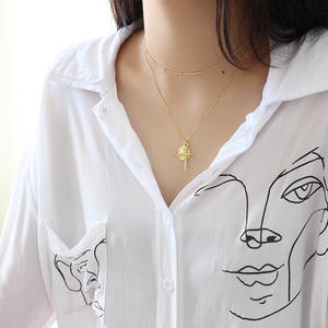 Collar de Plata de Ley S925 con la Virgen María y Cruz, Collar con Cruz y la Virgen Milagrosa - Product Image 4