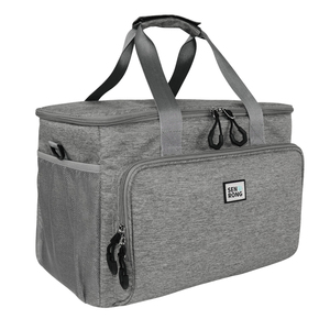 Large Pet Supplies Travel Tote, Detachable Bowl Holder, Fits Over Luggage Handle for Easy Travel - Product Image 2