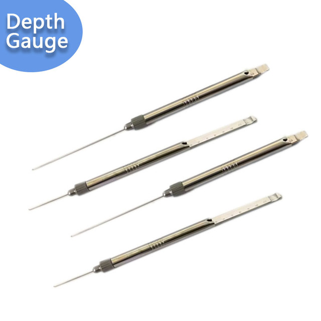 Veterinary Small Animal Orthopedic Surgical Instruments Colorful Surgical Depth Gauge Instrument