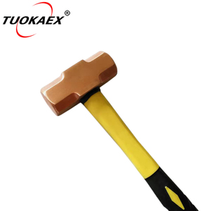 Fabricant chinois de marteaux en cuivre de <span class=keywords><strong>grande</strong></span> taille de 20 lb avec manche en fibre de verre - Product Image 3