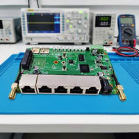 Módulo de Enrutador Industrial IoT con PLC, Depuración Remota, WiFi 5G, Doble Puerto Serial, DTU Gateway PCBA, para Carga y Descarga de Programas, Unidad de Control