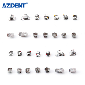 Nuevos Brackets Metálicos Autoligables AZDENT con Gancho Móvil, Orificio Auxiliar y Tubo Bucal - Product Image 4