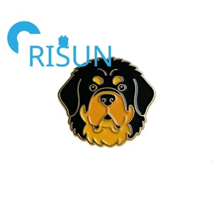 Broches en Émail Personnalisées en Métal en Gros, Terrier <span class=keywords><strong>Tibétain</strong></span>, <span class=keywords><strong>Mastiff</strong></span>, Chien, Émail, Étain, Broches de Revers, Badges, Cadeaux pour Amateurs de Chiens, Broche en Émail - Product Image 2