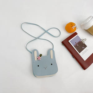 子供用旅行ショルダーバッグPu漫画動物バニーウサギクロスボディバッグクリップ子供用 - Product Image 2