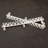 Pièces de machine d'injection de support en nylon en plastique blanc