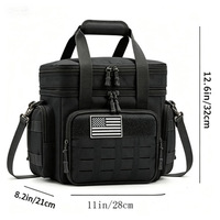 Sac isotherme de pique-nique en polyester 13L 18L avec bandoulière pour le camping, le déjeuner et les voyages en plein air