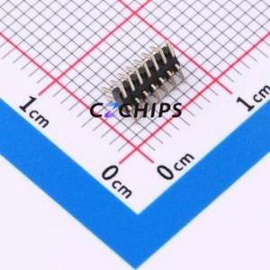 HX PZ1.0-2x7P TP Pin Header SMD,P=1mm Connector ( Pin Structure: 2x7P )( Pitch: 1mm )( Row Spacing: 1mm ) - Product Image 2