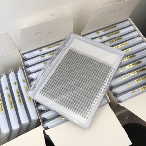 0.05mm d'épaisseur 5D 6D 7D 8D 9D 10D XL grand plateau ventilateurs préfabriqués 12 16 20 lignes cils à base courte - Product Image 2