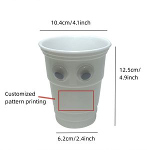 Vente directe d'usine Robuste Monstre Violet Tasses De Fête Expressions Drôles pour Noël ou Anniversaire Boire Tasses De Dégustation - Product Image 6