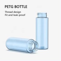 Vente en gros 60ml 80ml 100ml 120ml Plastique PETG Ultra Fine Brume Vaporisateur pour Cheveux Spray Produits de Soins de la Peau Cosmétiques