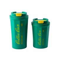 Thermos à double paroi isolé sous vide, tasse de voyage en acier inoxydable, mug à café