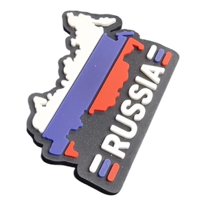 Imán de nevera 3D de PVC suave con mapa de Rusia, 6x8cm, impermeable, recuerdo, regalo - Product Image 1