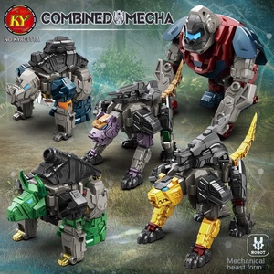 Kaiyu - Juguete <span class=keywords><strong>de</strong></span> Metal <span class=keywords><strong>de</strong></span> Aleación, Bestia Poderosa King Kong, Robot Transformable Cinco en Uno, Modelo <span class=keywords><strong>de</strong></span> Robot, Adorno, Regalo para Niños - Product Image 2