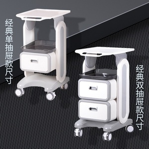 Chariot de beauté portable pour salon, fabriqué en usine, avec machine de beauté laser faciale, maquillage, chariot à roulettes avec tiroir, chariot cosmétique - Product Image 2
