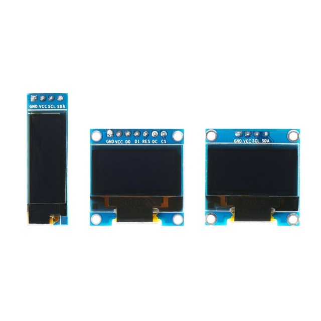 0.91/0.96/1.3inch OLED/LCD Display Module with IIC/SPI Interface