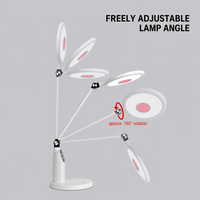 Lampe d'étude pour étudiants, lampe de bureau réglable en aluminium LED 15W pour la lecture des devoirs