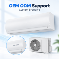 AC Split Inverter Hemat Energi 1.5 Ton Kontrol WIFI Logo Dapat Disesuaikan 220V 60Hz Pasar Eropa untuk Rumah Apartemen