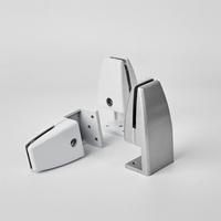 Modern L Shape Aluminum Alloy Office Desk Privacy Panel Screen Clamps Divider Partition Brackets Holders Durable Adjustable