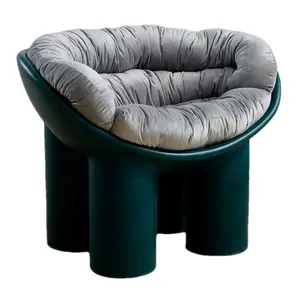 Chân voi Bắc Âu sang trọng lười biếng ghế phổ biến màu đỏ sáng tạo ghế sofa Ghế phòng chờ