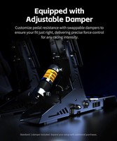 PXN PD HM Frein et accélérateur Sim Racing Pédales doubles Manettes de jeu compatibles avec les jeux PC et mobiles