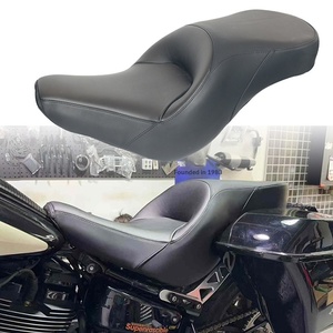 เบาะมอเตอร์ไซค์คู่ CustomWorld Comfort สำหรับ HD Softail Low Rider <span class=keywords><strong>Sport</strong></span> <span class=keywords><strong>Glide</strong></span> <span class=keywords><strong>2018</strong></span>+ ทนทาน ใช้สำหรับดัดแปลง/อัพเกรด - Product Image 2