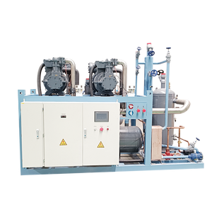 ชุดเครื่องทำความเย็นแบบโมโนบล็อกสำหรับห้องเย็น ใช้สารทำความเย็น R404A R507A R134A แบบอินเวอร์เตอร์ สกรู - Product Image 1