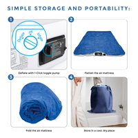 Lit de Camping gonflable épaissi Portable de haute qualité Nouveaux lits pneumatiques surélevés extérieurs pour le camping