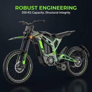 Motocicleta Todoterreno de Litio de 72V, Alcance de 85 km, Capacidad de Subida del 65%, Motor sin Escobillas de 3KW, 3 Velocidades, Impermeable - Product Image 2