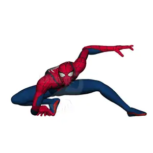 Mainan Spiderman tiup Model kartun Spiderman iklan mode Modern mainan untuk pesta