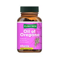 Cápsulas de Aceite de Orégano de Marca Privada en Oferta, Suplemento Herbal para Apoyo Muscular, Información Nutricional del Suplemento de Aceite de Orégano en Cápsulas