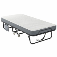 Matelas pliable en maille d'acier, exclusivité commerce international, gain de place, design moderne, épaissi, pour chambre à coucher, salon et hôtel
