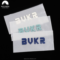 Écussons en silicone réfléchissants et durables pour T-shirts en Spandex/Polyester/Coton – Étiquettes thermocollantes en caoutchouc pour vêtements – Transfert de logo
