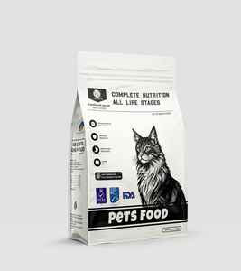 Özelleştirilmiş Kaliteli Çin Üretimi Premium Yüksek Proteinli Tahılsız Kuru Kedi Maması, Cilt ve Tüy Sağlığı ve Çevre Dostu Ambalaj ile - Product Image 1